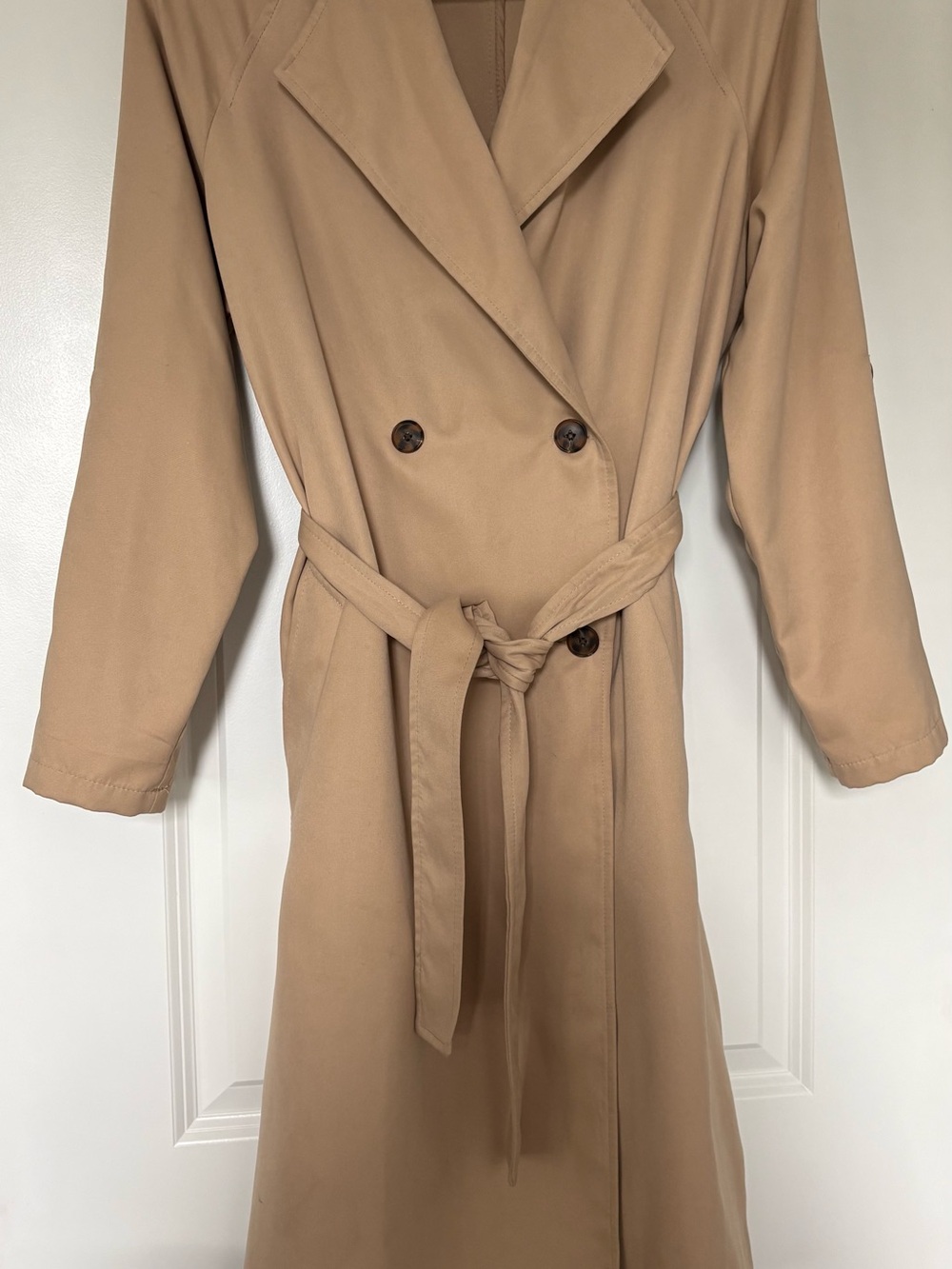 Stradivarius Tan Trench Coat